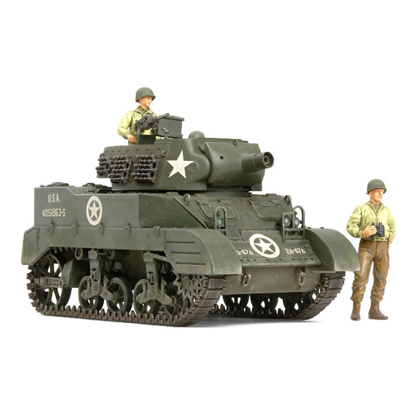 タミヤ 1/35 アメリカ自走榴弾砲M8 出撃待機セット（人形3体付）【35312】 プラモデル