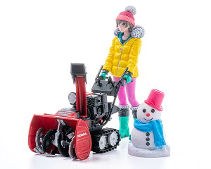 マックスファクトリー 【再生産】1/20 PLAMAX MF-62 minimum factory みのり with ホンダ小型除雪機 HSS1170n(JX) プラモデル