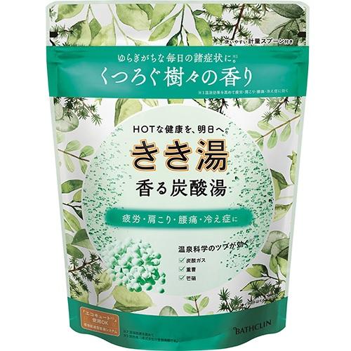 きき湯 香る炭酸湯 樹々の香り 360g バスクリン キキユカオルタンサンユキギ360G