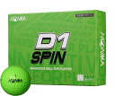 BT2301-GR 本間ゴルフ D1 SPIN ゴルフボール 1ダース 12個入り(グリーン) HONMA GOLF
