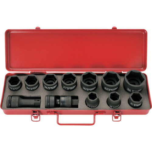 トップ工業 インパクトレンチ用 ソケットセット (差込角12.7mm) 12点セット PT-173...