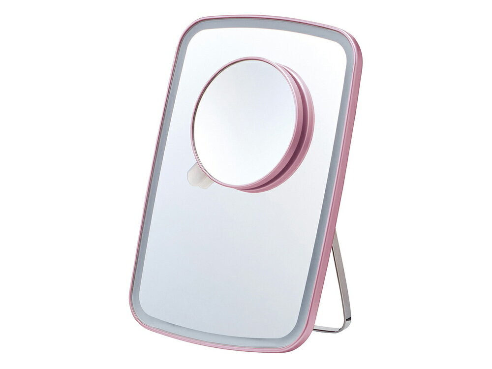 コイズミ LEDミラー 【USB給電式・乾電池式】 KBE-3191/P KOIZUMI [KBE3191P]