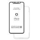 Hamee iPhone 11/XR用 画面保護シート 平面保護 ラウンドエッジ強化ガラス IFACE（ブラック） 41-890271