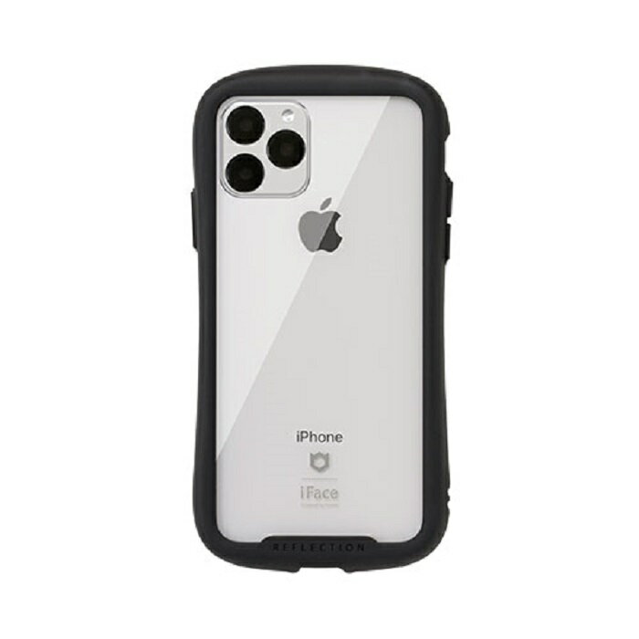 Hamee iPhone 11 Pro用 IFACE REFLECTION 強化ガラス クリアケース（ブラック） 41...