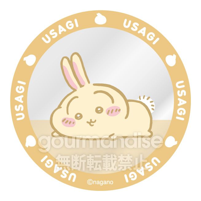グルマンディーズ MagSafe メタルステッカー ちいかわ（うさぎ） CK-83C