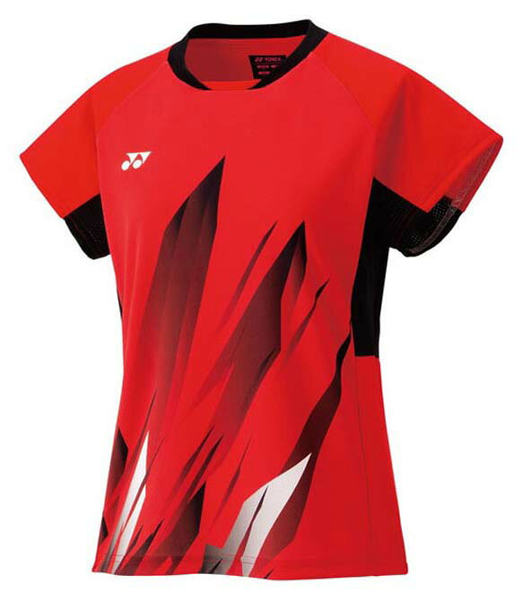 ヨネックス レディース ゲームシャツ(サンセットレッド・サイズ:L) YO-20885-496-L YONEX