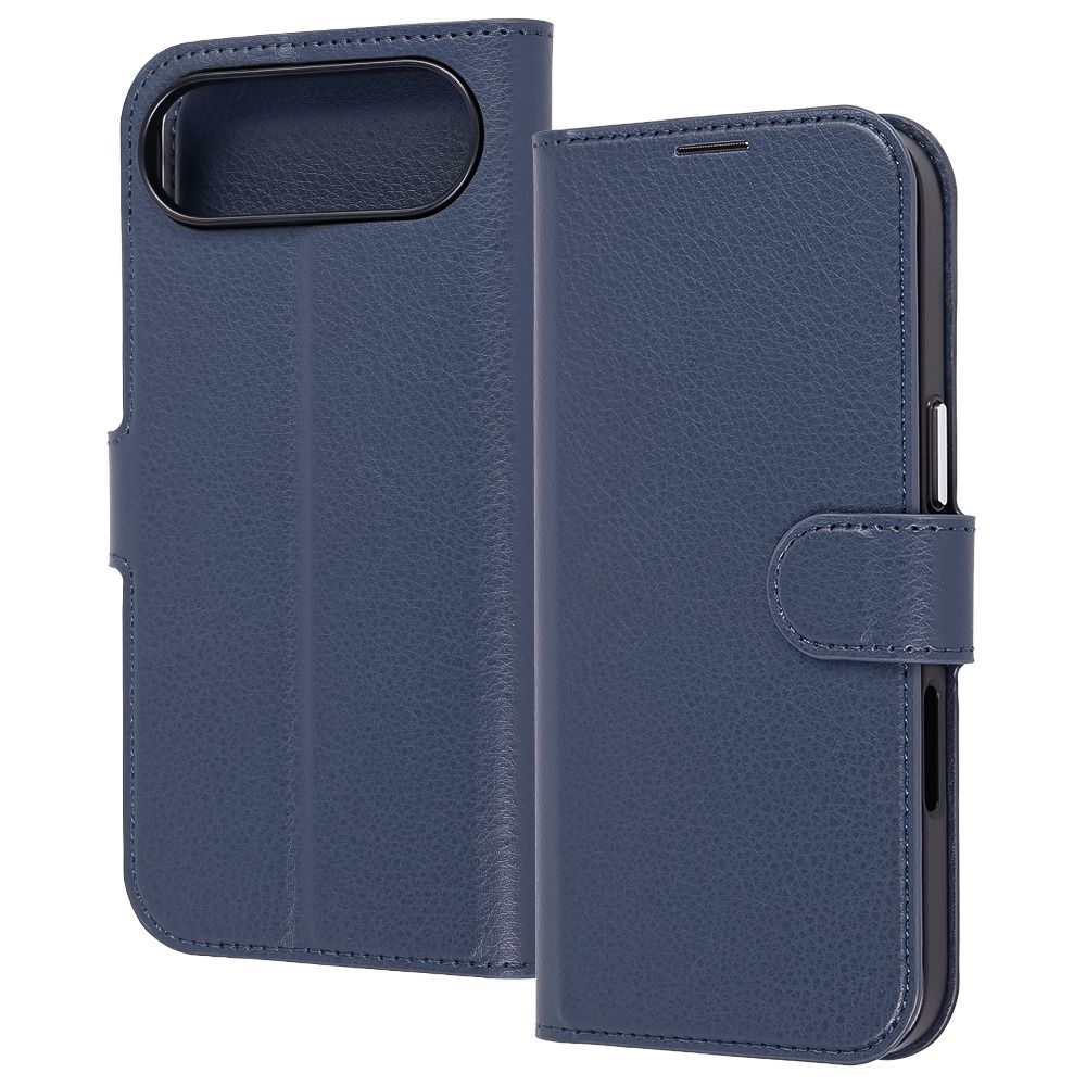 レイ・アウト iPhone Air 手帳型レザーケース シンプル マグネット/ダークネイビー(RT-P54ELC1/DN) 取り寄せ商品