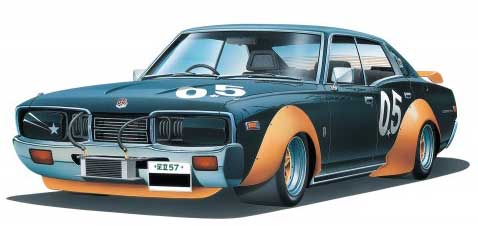 アオシマ 1/24 ワークスの鷹 No.1 セドリック330ワークス【65730】 プラモデル