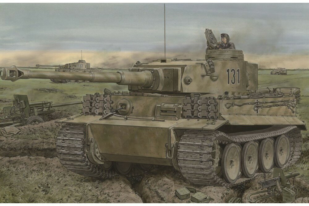 ドラゴンモデル 1/35 WW.II ドイツ軍 ティーガーI初期生産型 エース クニスペル ティーガー マジックト..