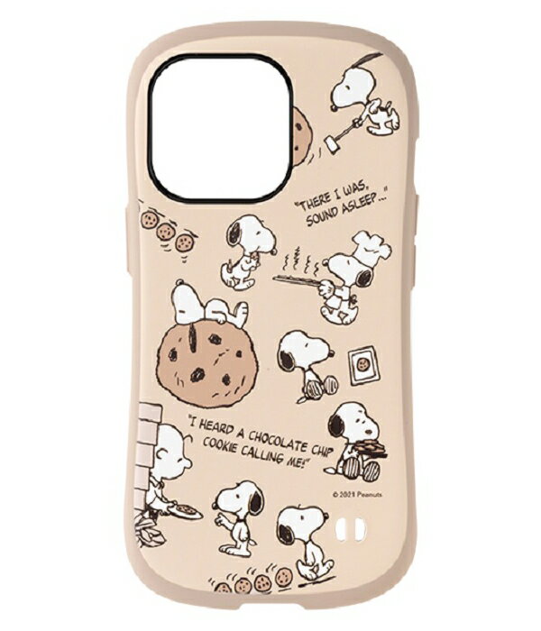 HAMEE iPhone 13 Pro用ハイブリッドケース First Class Cafe PEANUTS/ピーナッツ チョコチップクッキー 41-935453 [41935453]