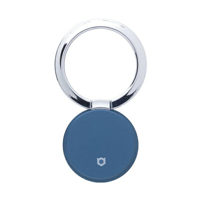 Hamee Finger Ring フラットタイプ iFace（コーラルブルー） 41-944929