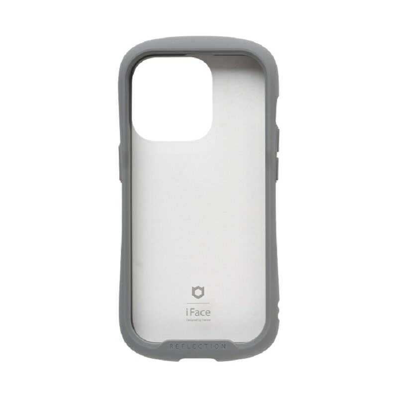 Hamee iPhone 14 Pro（6.1インチ）用 ハイブリッドケース IFACE REFLECTION （グレ...