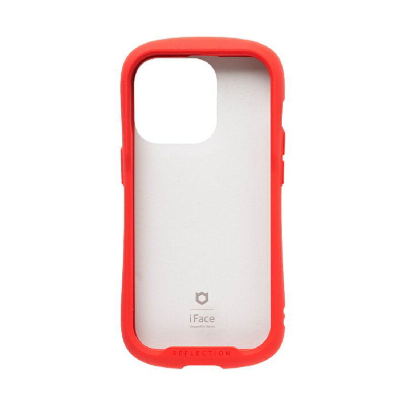 Hamee iPhone 14 Pro（6.1インチ）用 ハイブリッドケース IFACE REFLECTION （レッド） 41-945155