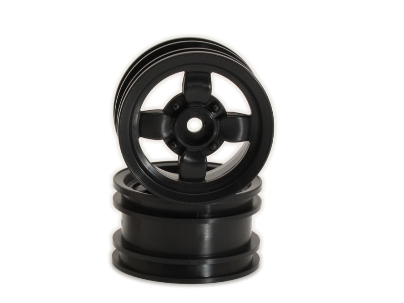 Wheel - ABCホビー 1/10ミニ用ホイル BREホイル 黒(2ヶ入り)【24196】 ラジコン用