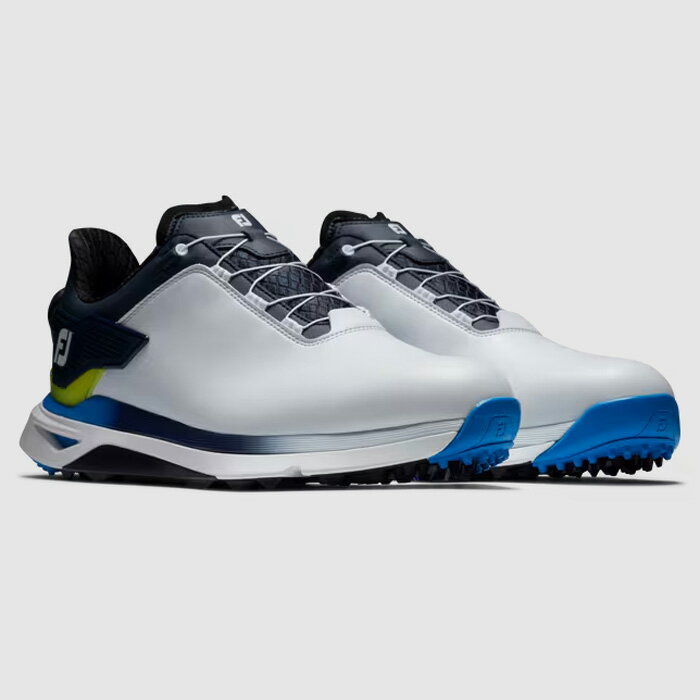 フットジョイ メンズ スパイクレス ゴルフシューズ FJ プロエスエルエックス BOA(ホワイト/ネイビー/ブルー・サイズ:24.5cm) 56933XW065...
