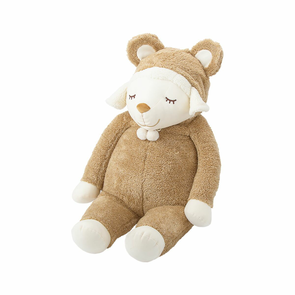 りぶはあと(LIV HEART) ひつじのメイプル アニマルフードメイプル 抱きまくらBIGサイズ(ベージュ) 9700..