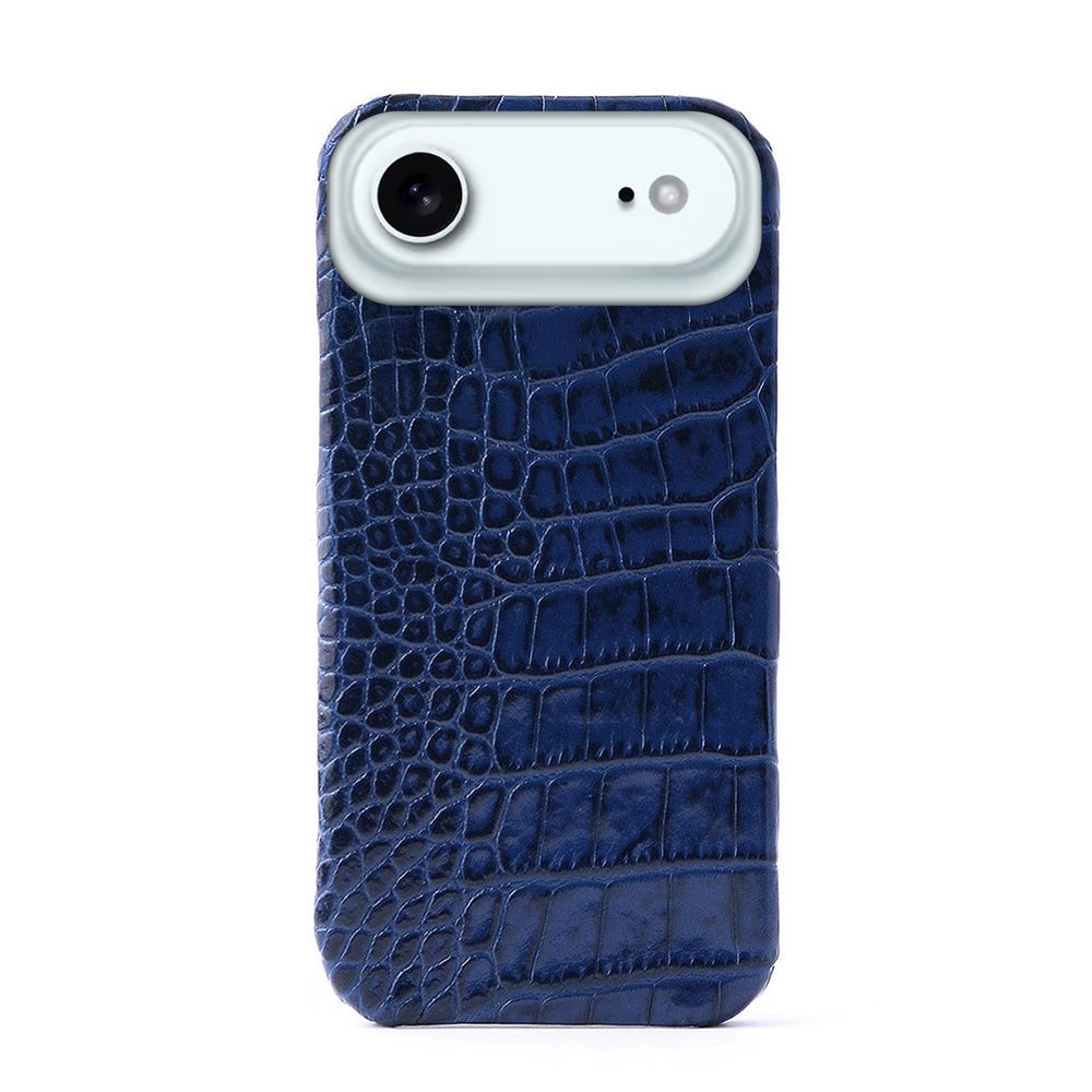 乐天商城 - abbi iPhone Air用 LIPARI イタリアンレザー MagSafe対応 バックカバー（ネイビー） ABS27777I17A