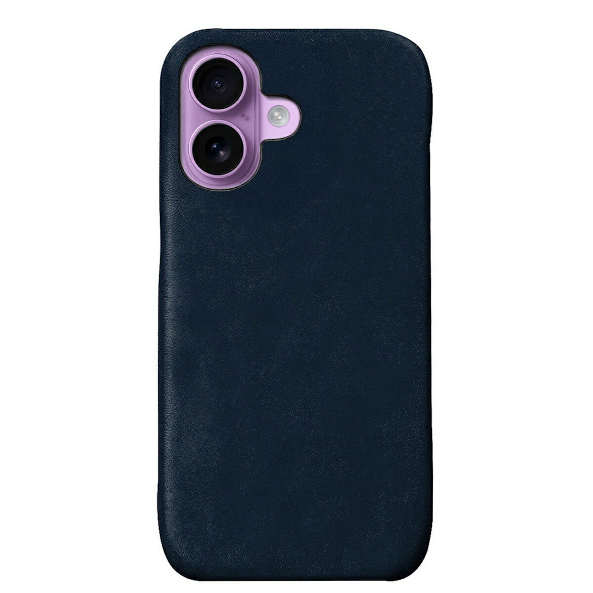 abbi iPhone 17用 LISCIO イタリアンレザー MagSafe対応 バックカバー（ネイビー） ABS27868I17