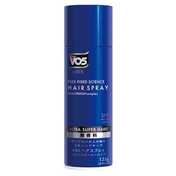 VO5 forMEN ヘアスプレイ ウルトラスーパーハード 無香料　135g サンスター VO5MENスプレ