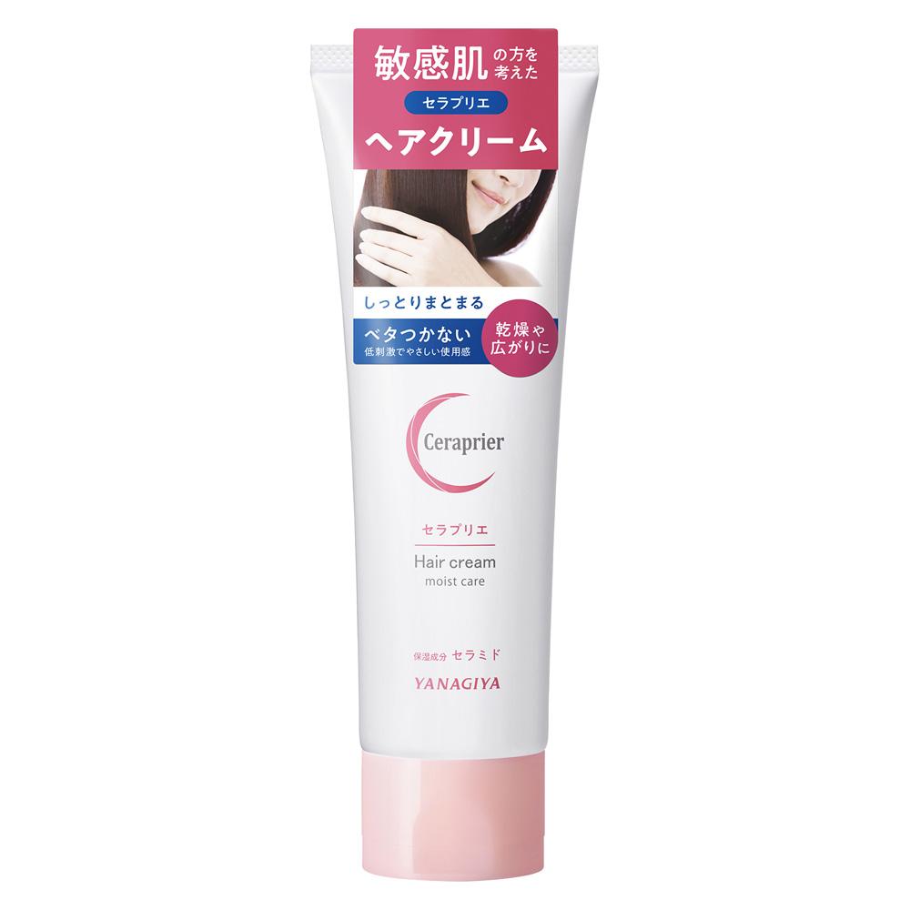 【返品種別A】□「返品種別」について詳しくはこちら□※仕様及び外観は改良のため予告なく変更される場合がありますので、最新情報はメーカーページ等にてご確認ください。※お肌に異常が生じていないかよく注意して使用してください。お肌に合わないとき即ち次のような場合には、使用を中止してください。そのまま使用を続けると、症状を悪化させることがあるので、皮フ科専門医等にご相談されることをおすすめします。1.使用中、赤み、はれ、かゆみ、刺激、色抜け（白斑等）や黒ずみ等の異常があらわれた場合2.使用したお肌に、直射日光があたって上記のような異常があらわれた場合※傷やはれもの、湿疹等、異常のある部位にはお使いにならないでください。※目に入った場合は、すぐに水かぬるま湯で洗い流してください。※極端に高温または低温の場所、日光の当たる場所に置かないでください。※乳幼児の手の届かない所に置いてください。素肌にも配慮したヘアクリーム、髪しっとりまとまる◆敏感な肌の方のためのヘアケアライン誕生「セラプリエ」から、髪はもちろん頭皮や素肌にも配慮した低刺激処方のヘアケア2品が誕生しました。スキンケアにも配合される保湿成分のセラミドを配合し、敏感肌の方の髪や肌のうるおいを守ります。◆髪の状態で選べる2つのタイプ乾燥やパサつきが特に気になる方のために。水分と油分をバランスよく配合し、保湿ケアに重点を置いた手にも使用できるヘアクリーム。カラーリングやヘアアイロンなどにより傷んで、なめらかさやツヤを失った髪を積極的にダメージ補修するヘアミルク。2種のヘアケアラインを展開し、敏感肌の方でも積極的に美髪ケアをしたいという気持ちに応えます。◆低刺激・無添加処方で心地よい使用感素肌に触れても気にすることなく使用できる低刺激・無添加処方。髪へのなじみやすさに優れデリケートな頭皮や首周りについても不快なベタつきがありません。精油を使用した天然香料がほのかに香り、リラックスしながらお使いいただけます。◆敏感肌の方のご協力によるパッチテスト済み◆スティンギングテスト済み　全ての方に皮フ刺激が起こらないということではありません。◆天然のほのかなリラックスハーブの香り（天然香料）◆保湿成分配合で乾燥対策重視。◆毛先までしっとりまとまる髪に。◆手肌にも使える。◆頭皮や首周りについても不快なベタつきがなく、心地よい使用感。◆無添加処方（アルコール、シリコン、パラベン、合成香料　不使用）◆ご使用方法・適量を手のひらでよく伸ばし、毛先から髪全体になじませます。乾いた髪・濡れた髪どちらにもお使いただけます。・ハンドクリームとしてお使いいただく場合は、適量を手肌のカサつきが気になる部分になじませてください。■容量：120g■全成分：水、エチルヘキサン酸セチル、ステアリン酸ソルビタン、BG、セテアリルアルコール、ワセリン、セラミドNG、セラミドNP、セラミドAP、ホホバ種子油、モモ葉エキス、アルギニン、水添レシチン、フィトステロールズ、ステアリン酸グリセリル(SE)、ステアリン酸PEG-45、テトラオレイン酸ソルベス-60、オクタステアリン酸ポリグリセリル-6、ベヘン酸グリセリル、ベヘニルアルコール、バチルアルコール、カルボマー、水酸化Na、トコフェロール、12-ヘキサンジオール、エチルヘキシルグリセリン、フェノキシエタノール、香料（天然香料）※仕様及び外観は改良のため予告なく変更される場合がありますので、最新情報はメーカーページ等にてご確認ください。■商品区分：化粧品■原産国：日本柳屋本店広告文責：株式会社Joshin(06-6633-1111)日用雑貨＞ヘアケア＞クリーム・ミルク