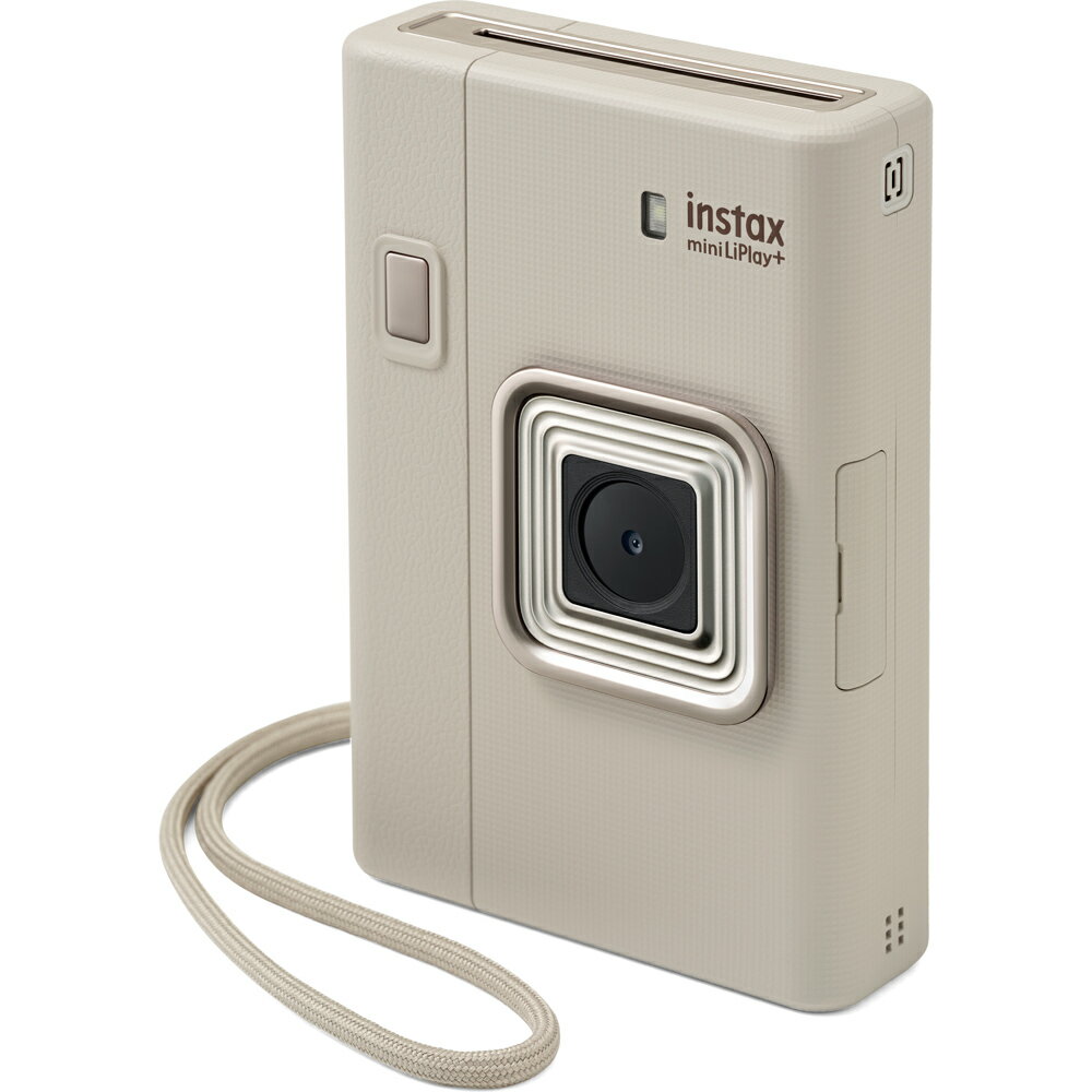 富士フイルム インスタントカメラ「instax mini LiPlay+」（サンドベージュ） LIPLAY_PLUS_BEIGE_VN チ..