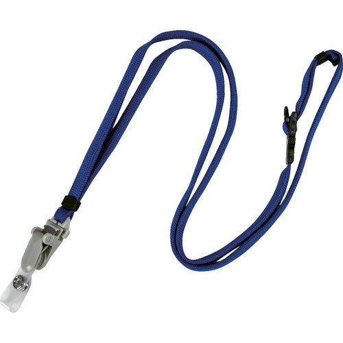 トラスコ中山 脱着式名札用ストラップ 青 TND-S-B