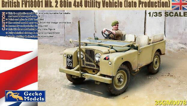 ゲッコー・モデル 1/35 英国陸軍 FV18001 マークII 80in4x4 ユーティリティビーク...