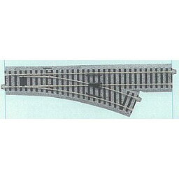 ［鉄道模型］カトー (HO) 2-841 HOユニトラック 手動ポイントR490(右)