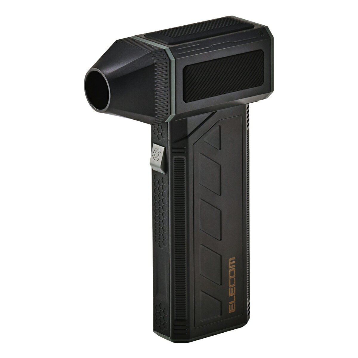 エレコム 電動エアダスター プロワー 超コンパクトタイプ 3段階風量/USB充電式/マグネットノズル付（ブ..