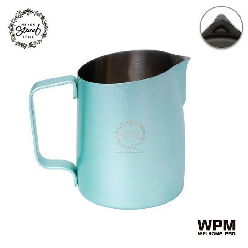 WPM（ダブリューピーエム） ミルクピッチャー 500ml　シャープスパウト　アクアグリーン HC7115GR [HC7..