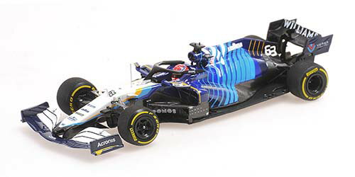 Hot Wheels - ミニチャンプス 1/43 ウィリアムズ レーシング メルセデス FW43B ショージ・ラッセル バーレーンGP2021【417210163】 ミニカー