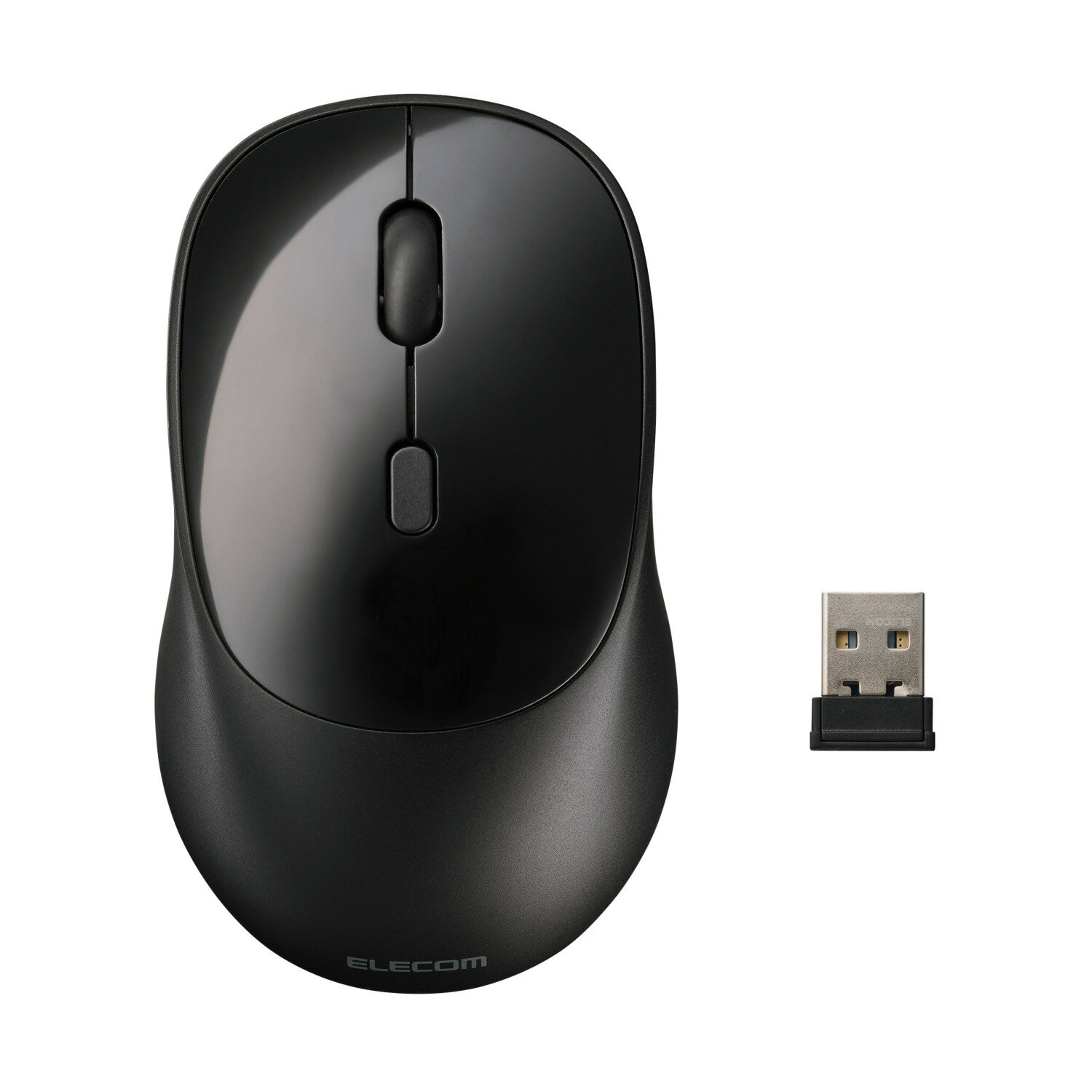 エレコム マウス Bluetooth 無線 2.4GHz両対応 静音 ワイヤレスマウス 4ボタン Mサイズ Windows Mac iPad 対応 OSMOD…
