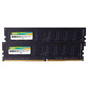 シリコンパワー PC4-25600(DDR4-3200) CL22 1.2V Non-ECC Unbuffered 288pin DIMM 16GB×2枚 SP032GBLFU320B22