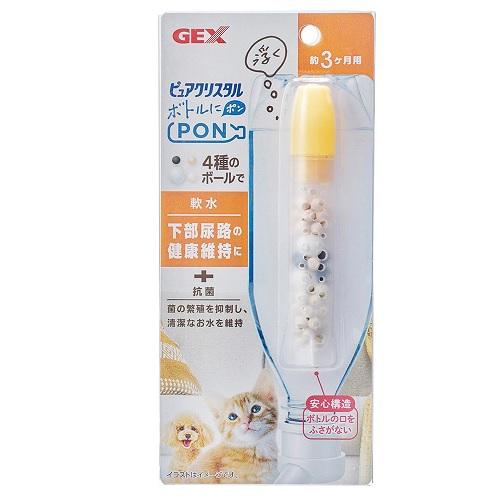 ペット用品 犬猫用 ピュアクリスタル ボトルにPON 軟水3ヶ月 ジェックス PCボトルニPONナンスイ3ケガツ