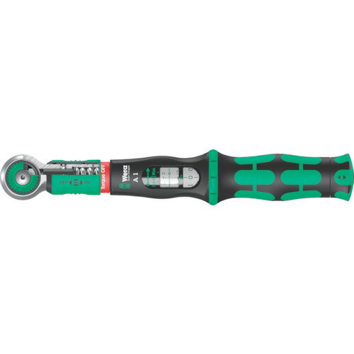 乐天商城 - Wera 空転式トルクレンチ(プリセット型) A1セーフトルク 2〜12Nm 1/4ソケット用 343971