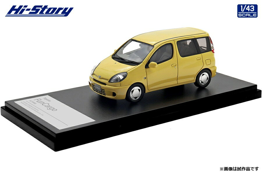 樂天商城 - ハイストーリー 1/43 Toyota FunCargo X (1999) イエローマイカメタリック【HS527YE】 ミニカー