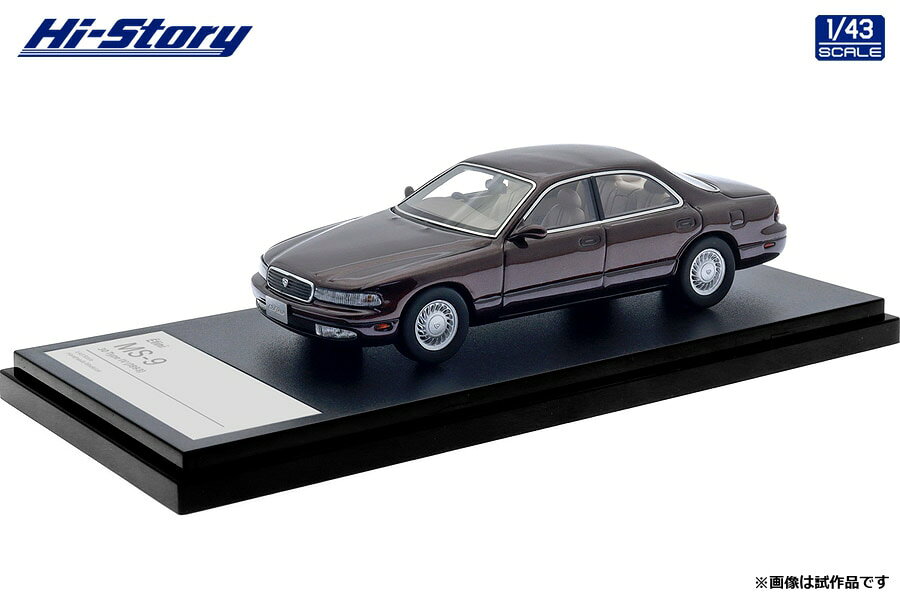ハイストーリー 1/43 Efini MS-9 30 Type IV (1993) ボルドーマイカ【HS528RE】 ミニカー...