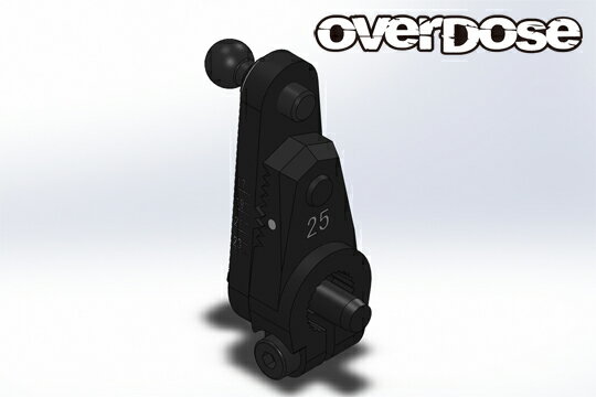overdose 2wayレイアウトサーボマウント/ブラック 2Way アルミサーボマウント | OVERDOSE YODOブログ