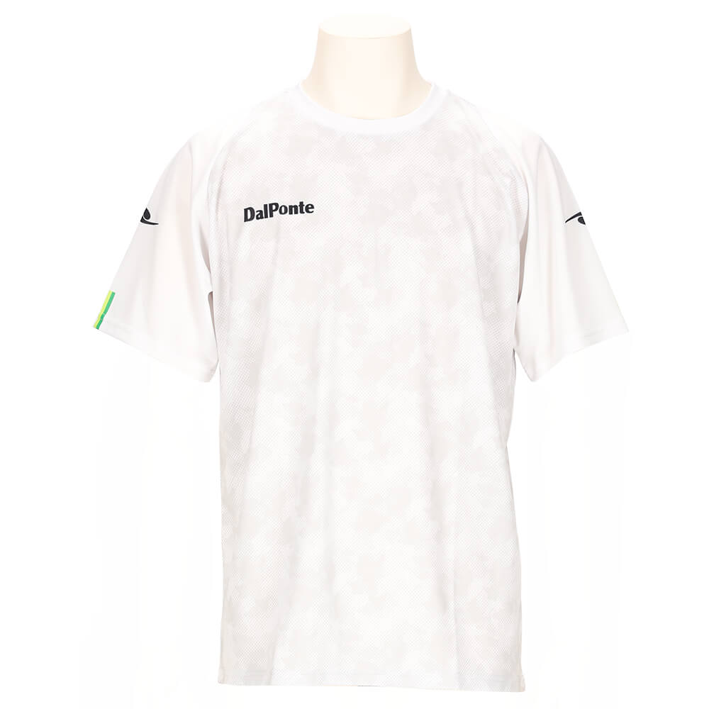 DALPONTE ダブルパイピング昇華ゲームシャツ（ホワイト・サイズ：S） DPZ125-WHI-S