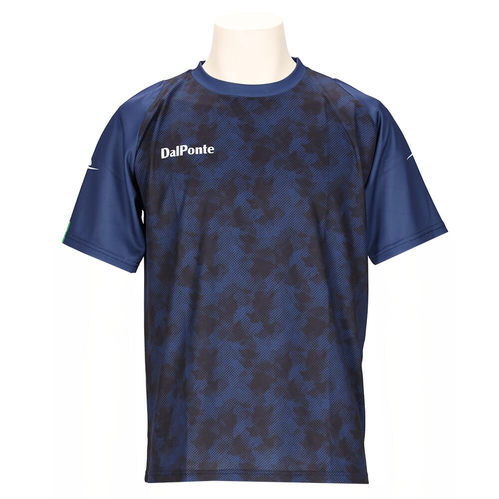 DALPONTE ダブルパイピング昇華ゲームシャツ（ネイビー・サイズ：S） DPZ125-NAV-S