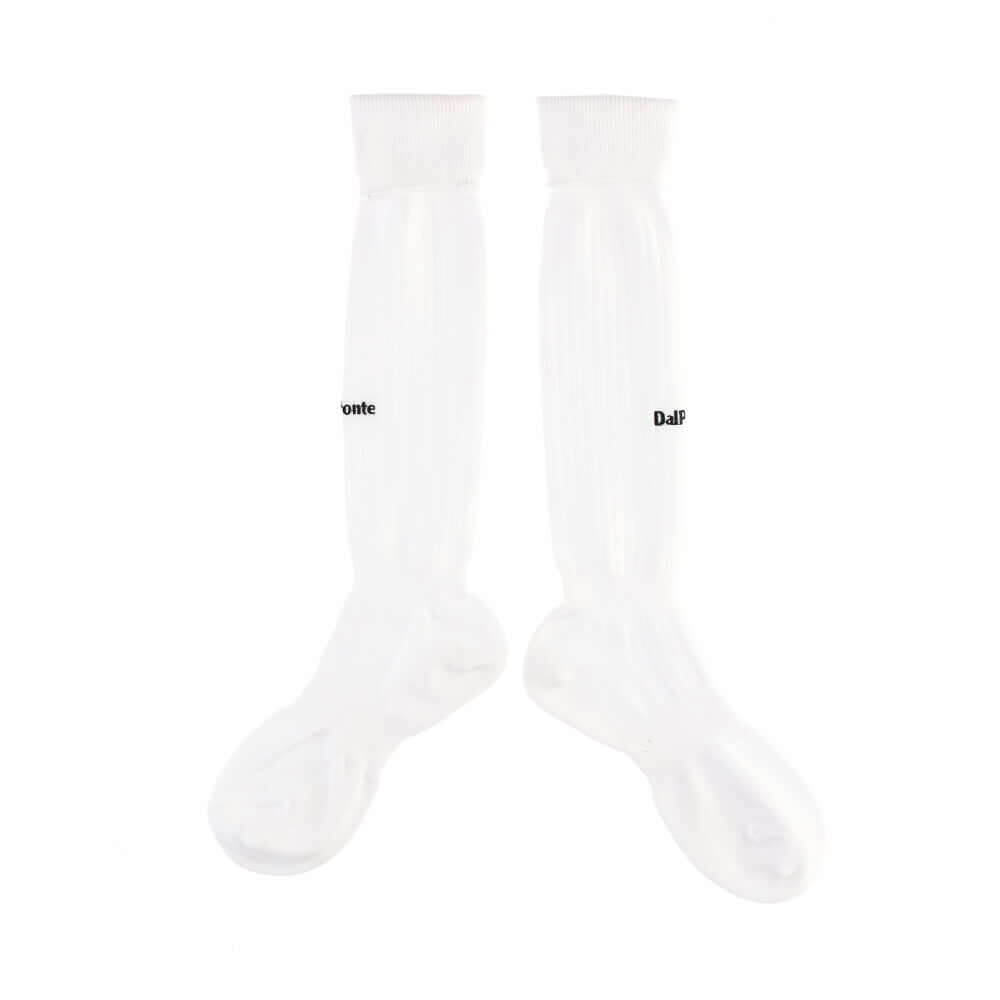 DALPONTE ワンポイントリブソックス(ホワイト・サイズ:25-27cm) DPZ130-WHI-25-27