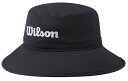 WSRC-2355-BK-F ウイルソン レインハット(ブラック・サイズ：フリー) Wilson