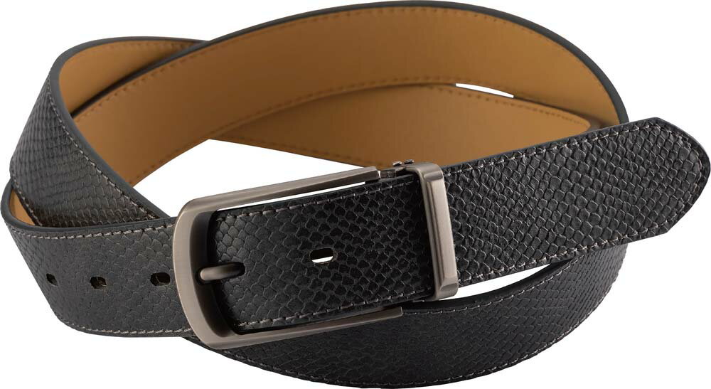 KBT-2339B-DGY-F キャスコ ヘビ柄ベルト(ダークグレー・サイズ：フリー) kasco