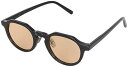 YGJ132BK/BR _g(DULTON) GLASSES WITH COLOR LENS BLACK/BROWN