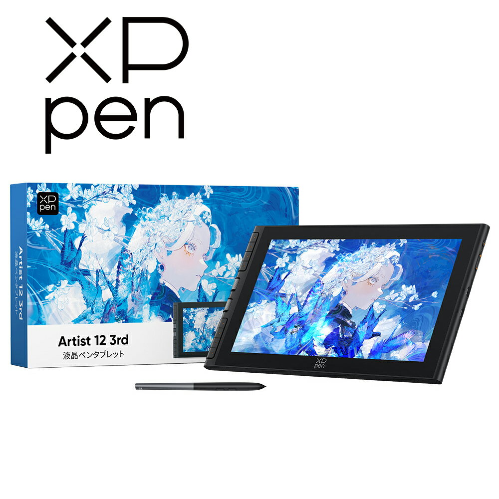 XP-PEN Artist 12-3rd�ʥ֥�å��� ART1213RDBK_JP