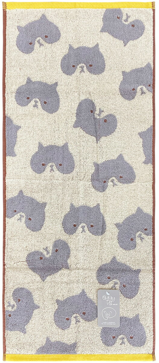 林(Hayashi) フェイスタオル グーペ ヘイキャット(約34×80cm) FO476700 [FO476700]