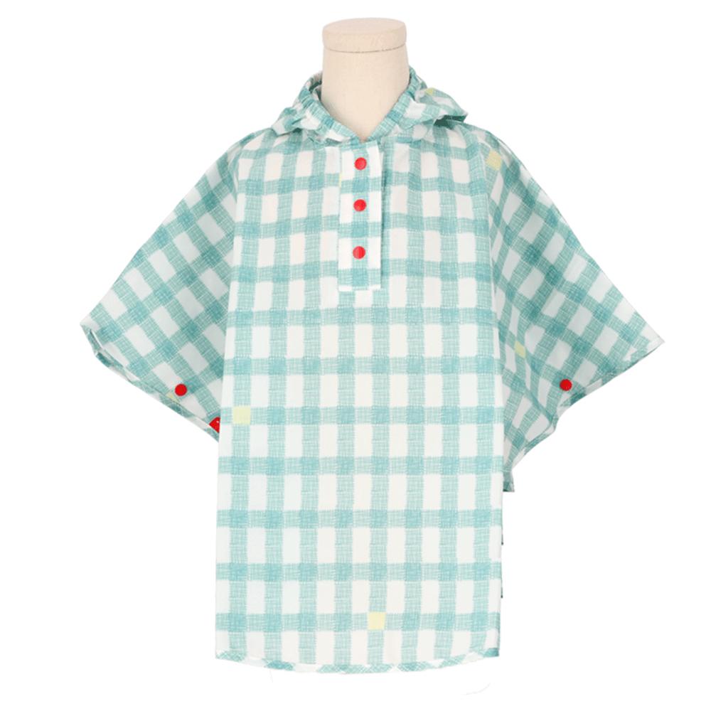 392 plus m キッズポンチョ(gingham.MT・サイズ：XS/～90cm) BF014615-1C-2R