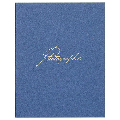 ハクバ フォトメッセージカード ランス グラース Lサイズ 2面 タテ（ネイビー） MRCGC-L2TNV