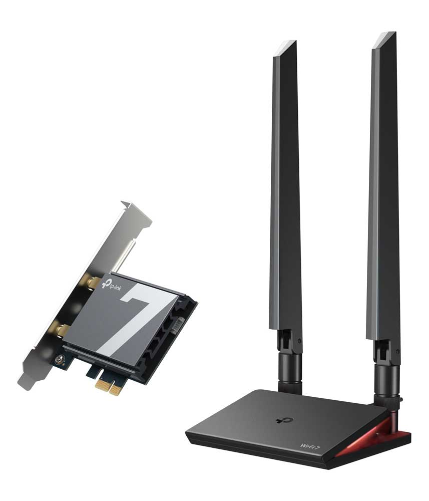 TP-Link｜ティーピーリンク BE9300 Wi-Fi 7 Bluetooth 5.4 PCIeアダプター ARCHERTBE550E