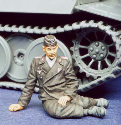 タカハシモデリング 1/48 独・503重戦車大隊第3中隊小尉 1943ロシア (レジン製)【TK4807】 レジン製